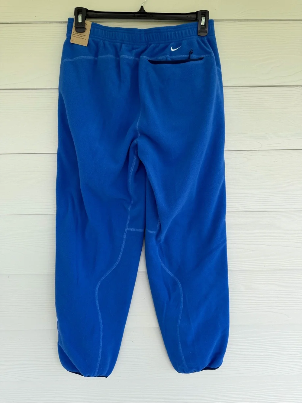 NWT Nike ACG Women’s Blue Fleece Jogger Pants Size M Therma Fit Trail Hiking